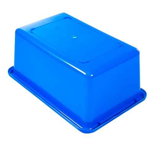 Small Cubby Bins 12 Piece Pack for Office Storage Kids Classroom or Toy Home Organizing Cube Bin with Plastic Container Self Adhesive Labels (11.6 x 7.7 x 4.9 Inch