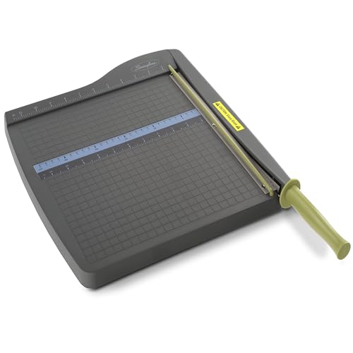 Swingline Paper Cutter Guillotine Trimmer 12-inch Cut Length 10 Sheets, ClassicCut Lite (9312) - Office & Home Use