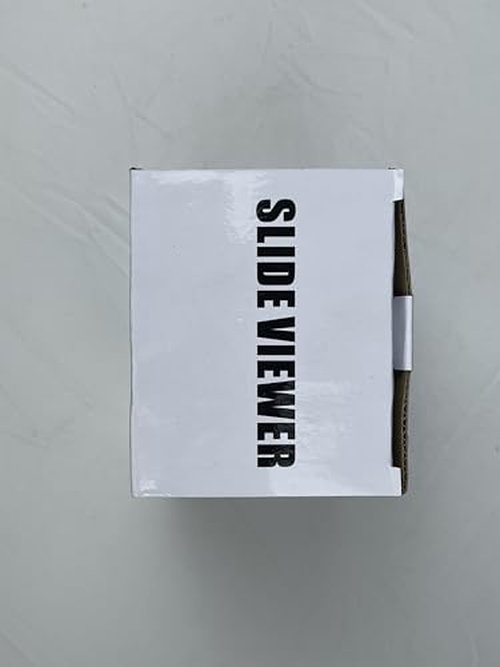 35 mm Film & Slide Viewer, 2X LED Illuminated Viewing Slide Projector for Old Slides and 35mm Film Negatives(2 AAA Batteries Included)