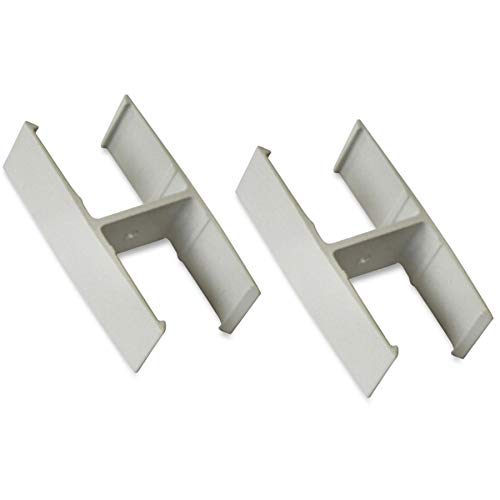 Lorell Straight Panel Connectors, Aluminum, for 180° Fabric Panels