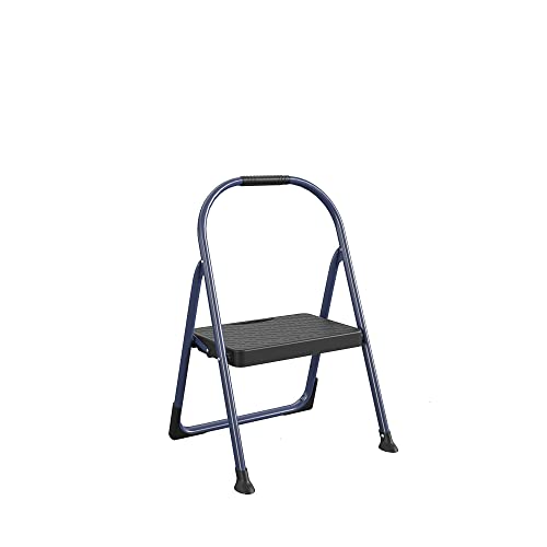 CoscoProducts COSCO 11248NVY1E 1 Folding Big Step Stool, 225 lb. Weight Capacity, ANSI Type II