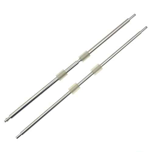 1SET X Feed Roller + Exit Roller Shaft Compatible with Fujitsu fi-6670 fi-6750 fi-6770 fi-6670A fi-6770A fi-6750S P/N: PA03576-Y027 PA03576-Y029 / PA03576-Y025 PA03576-Y026