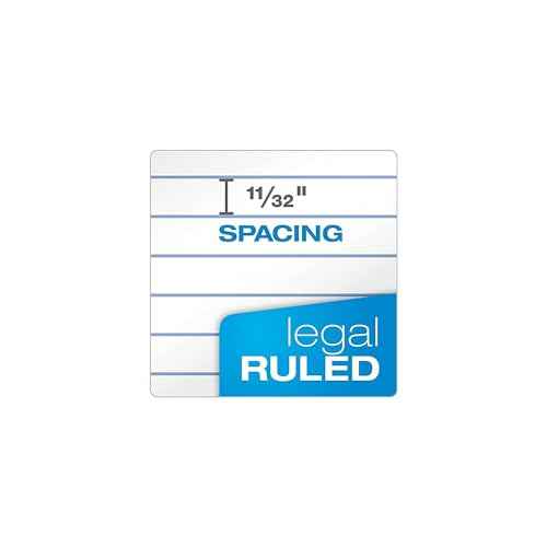TOPS 74880 Second Nature Recycled Pads, 8 1/2 x 11 3/4, White, 50 Sheets (Pack of 12)