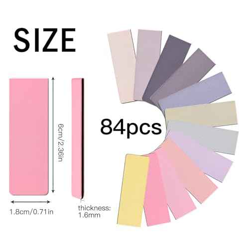 84PCS Magnetic Bookmarks Book Mark, 12 Colors Magnet Bookmark Clips Bulk, Cute Gifts Book Marks for Reading Women Men, Bookmarks for Book Lovers