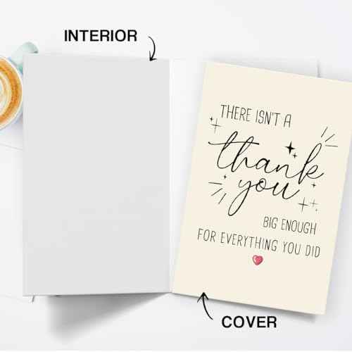 Funny Thank You Card, Thank You Card for Men Women, Thank You Gifts Card for Teacher Boss, Happy Appreciation Card for Him Her