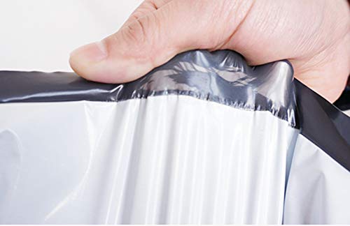 White 17.7 x 22 Inch Self-Sealing Poly Mailers - 10 Pack, Heavy Duty Shipping Bags