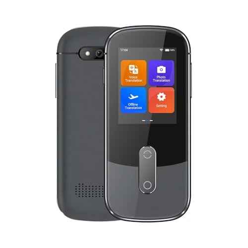 144 Language Translator Device, Two-Way Real Time Instant Translator, Online Offline Voice Translation Device, Portable Smart Photo Translator Device for Class Travel Business, W09