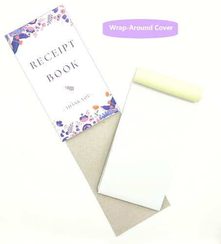 PINKEESEA 1 Pack Thank You Receipt Book with Carbon Copies for Small Businesses 50-Set