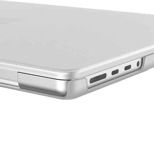 Incase Dots Hardshell with Makrolon¢ç - MacBook Pro 14 inch Case - 2025, 2024, 2023, 2022, 2021, M5, M4, M3, M2, M1 - MacBook Case, Protective Hard Shell, Scratch Resistant, Rubberized Feet - Clear