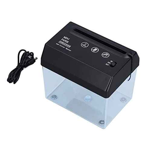 Electric Paper Shredder, Wear Highly Small Paper Shredder Paper Shredder for Office for Kids for Family