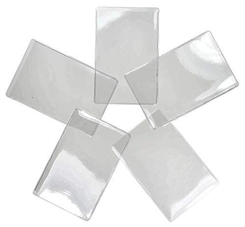 New Medicare Card Protectors 5 Pack - Clear Wallet Fit, 12mil Thickness, USA Made