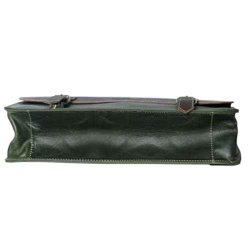 Genuine Leather Laptop Bag for Office & Travel-Handmade Vintage Briefcase,Messenger Bag,Leather Work Bag with Shoulder Strap