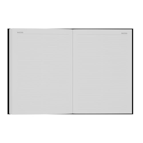 Collins - Essential - 2026 12 Month Calendar Year Planner, Day-To-Page Diary, A4 Hard Cover - Black (ESSA41.99-26)
