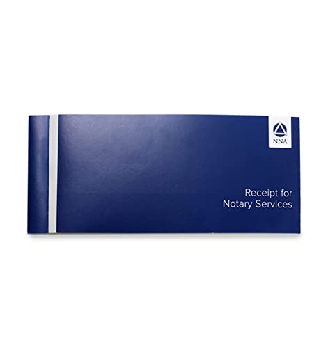 National Notary Association Notary Receipt Book with 50 Receipt Forms