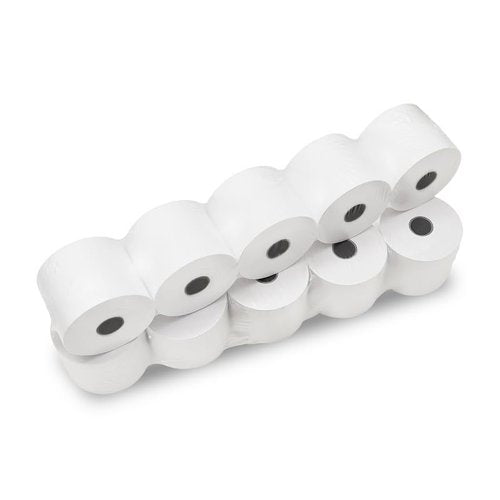 (25 Rolls) 2 1/4 x 150 ft White Adding Machine Tape Paper Rolls Premium One Ply Register/Adding Machine/Calculator Paper Rolls Printing Calculator 10 Key