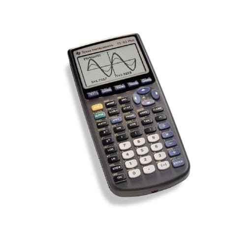 Texas Instruments TI-83 Plus Graphing Calculator, Gray, Standard