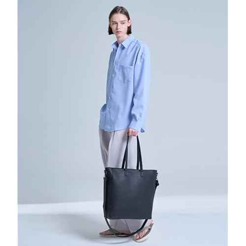 Big Messenger Shoulder Bag for Men ? Vegan Leather Laptop Bag for Women Fits 16In Laptop ? Crossbody Bag with Shoulder Strap Included ? Black Crossbody Bag for Office, School