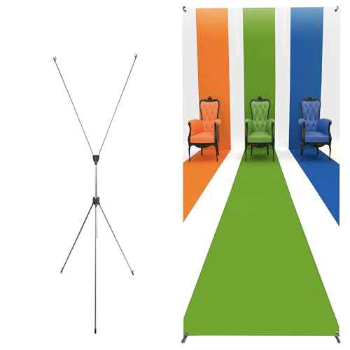 Premium X Banner Stand 24"*72" Perfect for Restaurant and Store Display with Portable Travel Bag (24"*72") £¨STAND ONLY£© (2 Units)