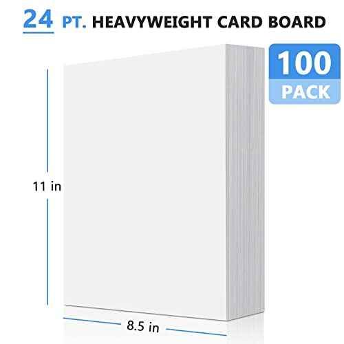 8.5 x 11 Inch Fabric Backing Board, Poster Boards and Plastic Alligator Clips for Folding and Storing Cloth Straight, Fabric Storage Boards-100 Set