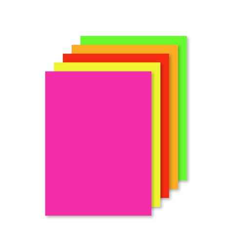 Royal Brites Variety Pack Fluorescent Poster Board, 22 x 28 Inches, Assorted Neon, 5-Sheet Pack (23407)