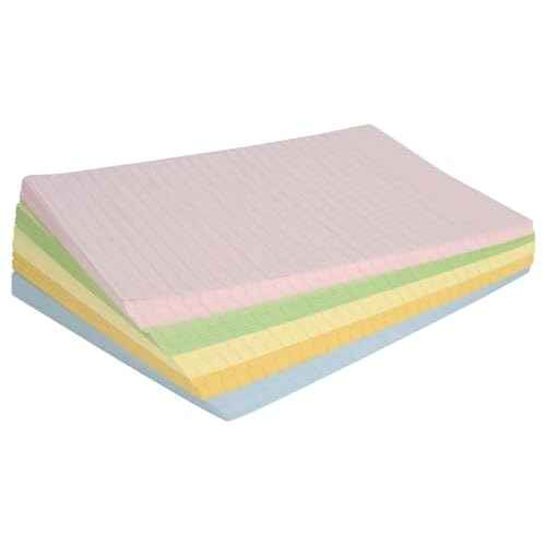 School Smart Ruled Exhibit Paper, 8-1/2 x 11 Inches, Assorted Colors, 500 Sheets - 085454
