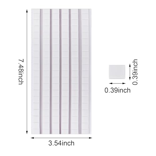 Feosky Reusable Adhesive Poster Putty 120PCS - White, Removable Mounting Tape for Wall Art & Crafts, 1 Pack