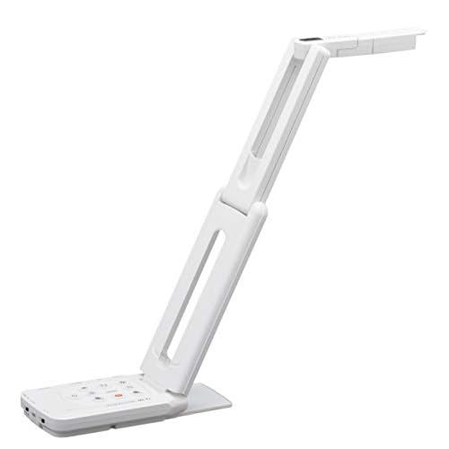 Elmo 1430 Model MX-P2 Ultra Portable Visual Presenter; USB 3.0, HDMI and VGA/RGB Outputs; 16x Digital Zoom; Built-in Microphone; Power ON/Off Switch; Auto Focus; Flexible Structure