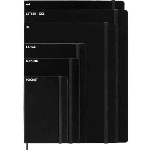 Moleskine Classic Weekly Undated Planner, Hard Cover, Large (5" x 8.25"), Black, 288 pages