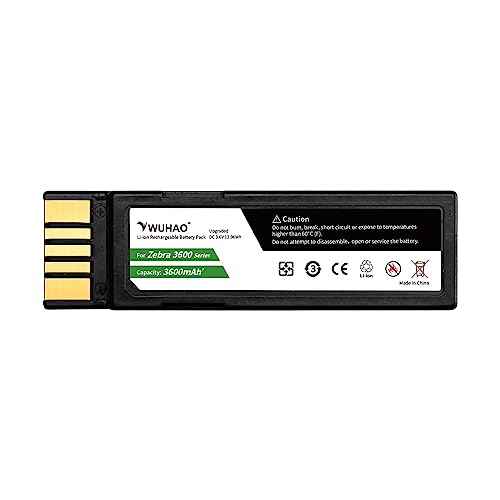 DS3678 Battery BTRY-36IAB0E-00 Upgraded 3600mAh for Zebra DS3678 DS3600 LI3678 LI3600 LS3678 LS3600 82-166537-01 Replacement