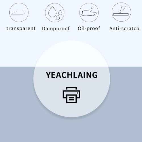 2" Round Transparent Thermal Label Stickers,Self-Adhesive Direct Thermal Labels,300 Sheets with Perforation Line in ROLL