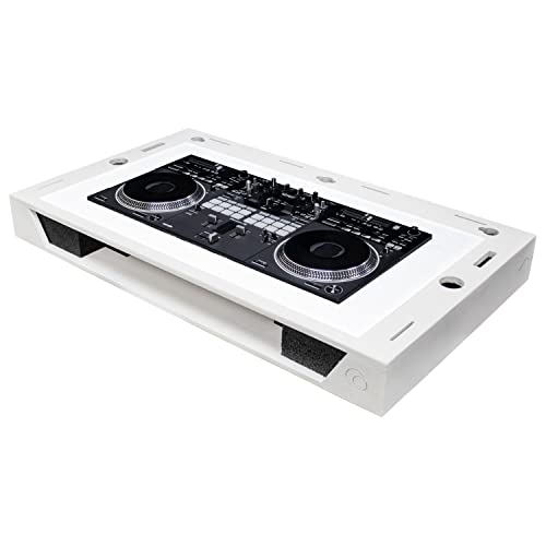White Podium Plexiglass Faceplate with Foams for DDJ-REV7