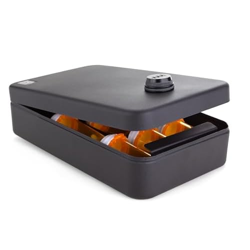Medication Drawer Safe (Combination Lock, 11-3/4" L x 7" W x 2-7/8" H)