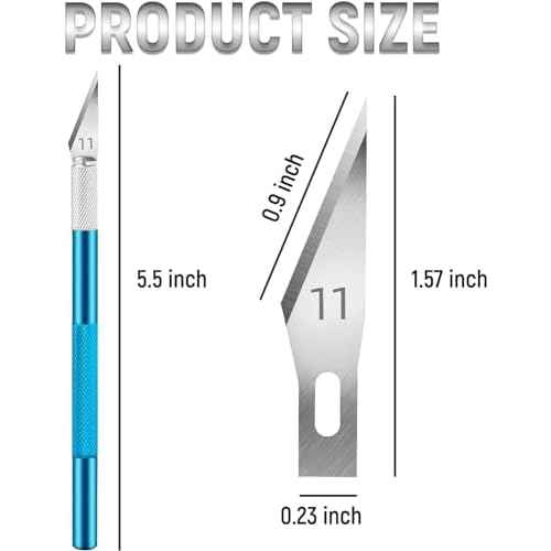 42 Pack Exacto Knife Set, Precision Craft Hobby Knife, Art Knife, Exacto Knives for Cutting, Carving, Trimming, Scrapbooking, DIY (Multicolor)