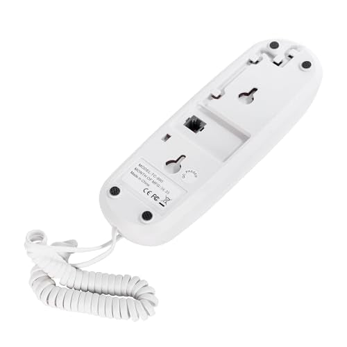 OF-990 Slimline Wall-Mount Corded Telephone No Power Needed