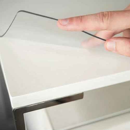 Clear Table Protector, USA Made, Safe, 20 x 34 Inch, 2mm Thick Ultra Smooth Vinyl, Plastic Clear Table Cover for Kids Table, Desk Pad Mat for Writing Desk