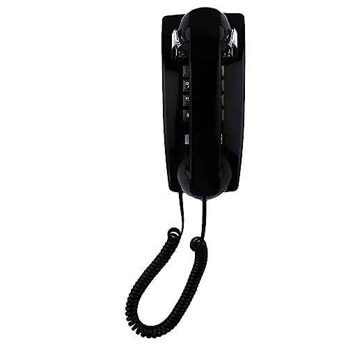 Classic Wall Phones for Landline with Mechanical Ringing, Retro Wall Mounted Phone Waterproof, Old Wall Mount Phone for Home, Office, Hotel and School