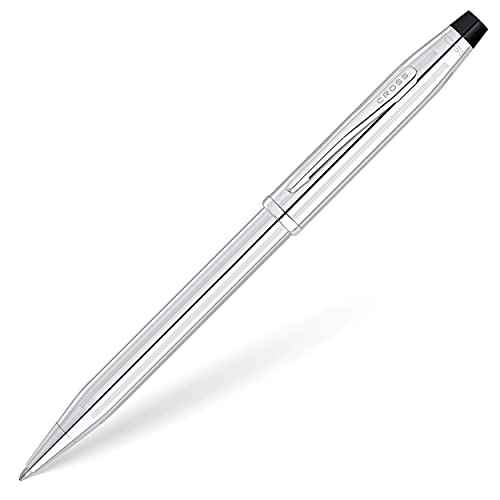 Cross Century II Refillable Ballpoint Pen Presented in a Luxury Gift Box - Medium Point, Black Ink, Lustrous Chrome