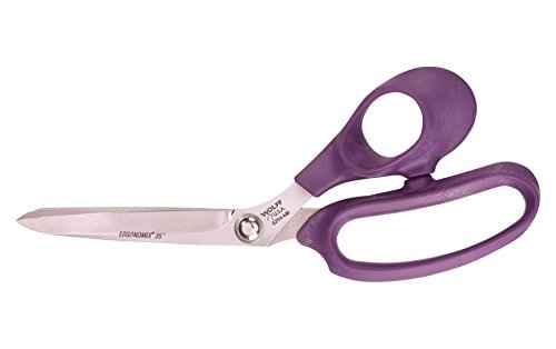 Wolff Ergonomix Shear Sets - Made in USA - High End, Sturdy Scissors for Gift Wrapping, Kitchen, Poultry, Fabric, Sewing, Industrial, Upholstery (2 Shears - Med & Lg)