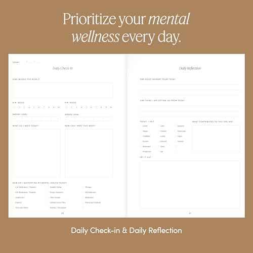 The Inner Work Journal: Mental Health Journal for Men & Women With Prompts - Guided CBT Journal for Anxiety, Depression, Mindfulness, Reflection, and Stress Relief (Sage)