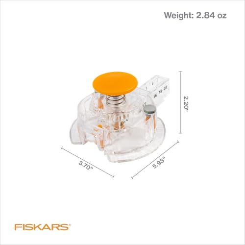 Fiskars Circle Cutter with 3 Replacement Blades for Precise Scrapbooking & Crafts