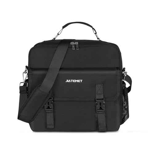 Zipper Binder 3 Ring, 500 Sheets Capacity, 2 Inch Binder with Shoulder Strap Fits for 14 Inch Laptop School and Office