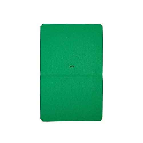 Staples 509653 Top-Tab File Folders Straight-Cut Tab Letter Size Green 100/BX