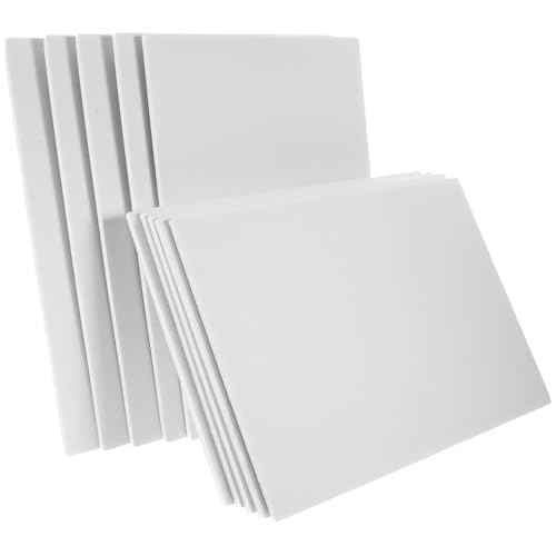 SECFOU 10Pcs Blank Foam Board Large 20x30 Inch White Foam Board for Art Projects DIY Crafts Signage and Background Display