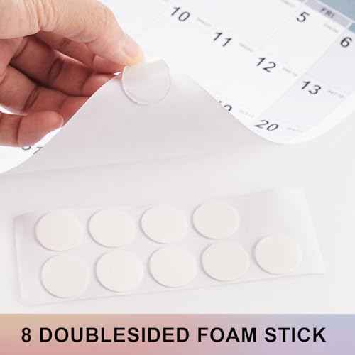 2026 Yearly Wall Calendar - Jan. 2026 to Dec.2026, Calendar 2026, 34.4" x 22.8" (Open), Yearly Wall Calendar 2026 with Round Sticks, Thick Paper, Vertical