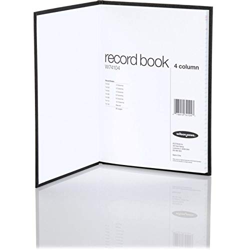 Wilson Jones Single Page Columnar Book, 9-1/4" x 7", 4 Columns (74104A)