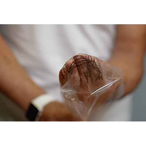 12x15 400 Count Clear Poly Bags With Suffocation Warning for Shipping and Packaging Resealable, Self Seal.