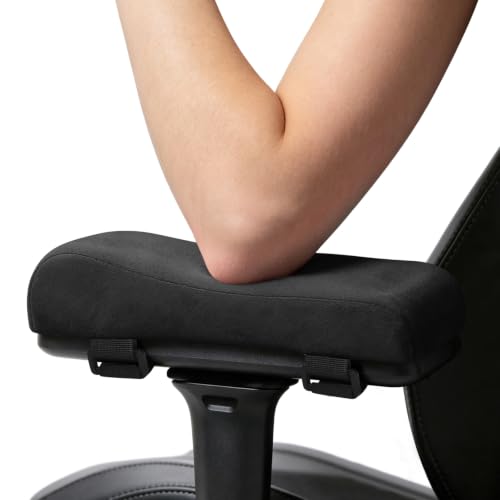 Love&go Black Office & Gaming Chair Armrest Pads – Elbow Cushions