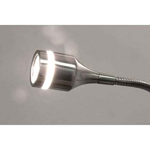 Adesso 3217-22 Prospect LED Clip Lamp, 9.5-14.5 in., 3W LED, Brushed Steel, 1 Clip Lamps