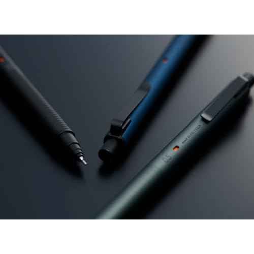 KURUTOGA Mitsubishi Pencil Mechanical Pencil Metal 0.5mm Nocturne Black M5KH1P.24 With Original Stylus Ballpoint Touch Pen