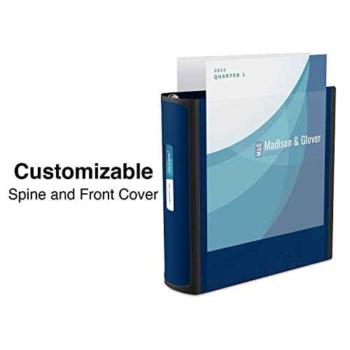 Staples Better Binder, 3-Ring, Reinforced Rubber Spine, 3 Inch D-Ring Binders for Home, Office, School, Holds up to 600-Sheets, Blue